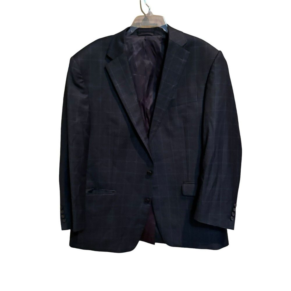 Lauren Ralph Lauren Men's Lord Taylor Wool 46R Two Button Sport Coat Blazer Gray